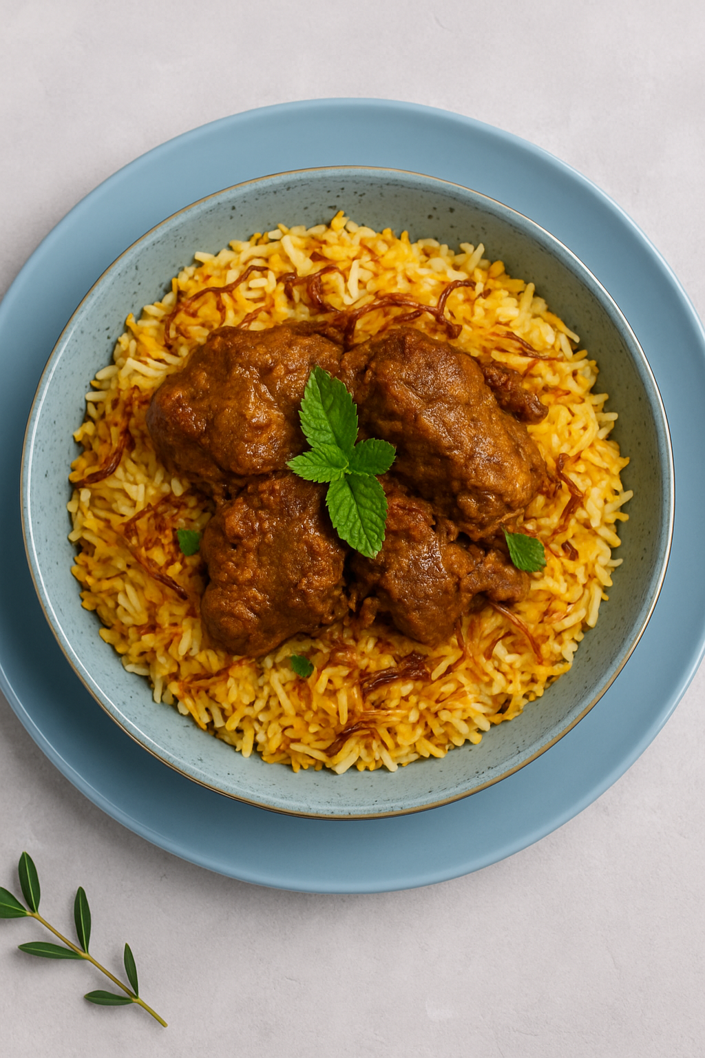 Delicious Lamb Biryani at New Spice Grill in Edmonton, AB